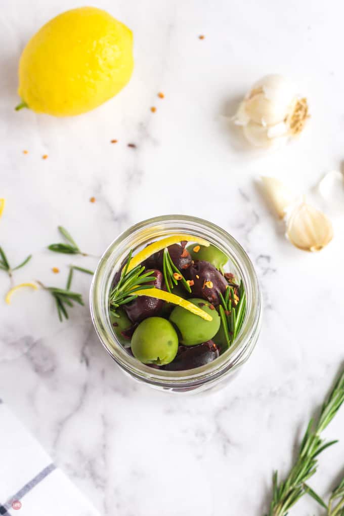 jar of olives