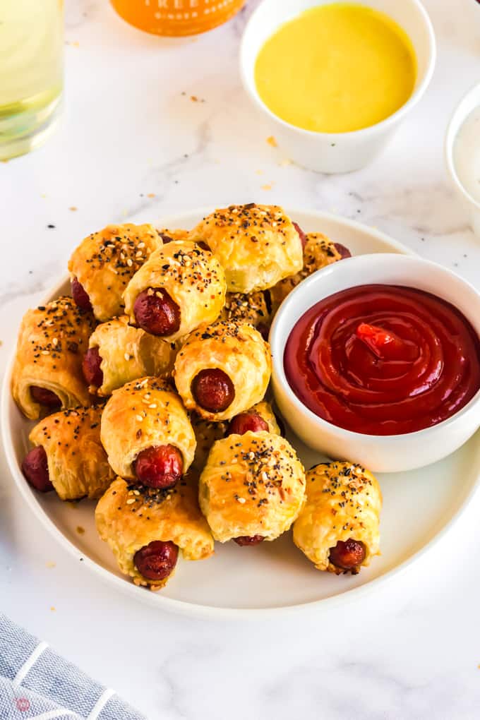 plate of little puffy dogs
