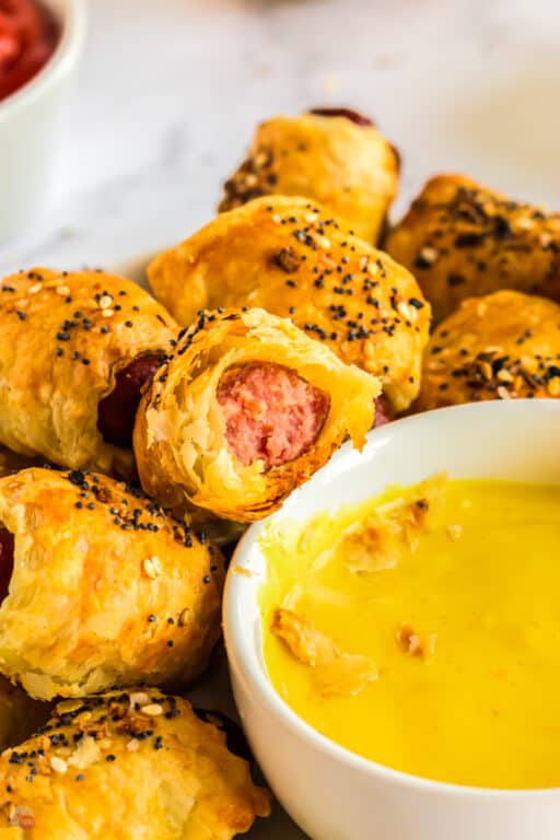 Puff Pastry Pigs in a Blanket {Classic Appetizer!} Take Two Tapas