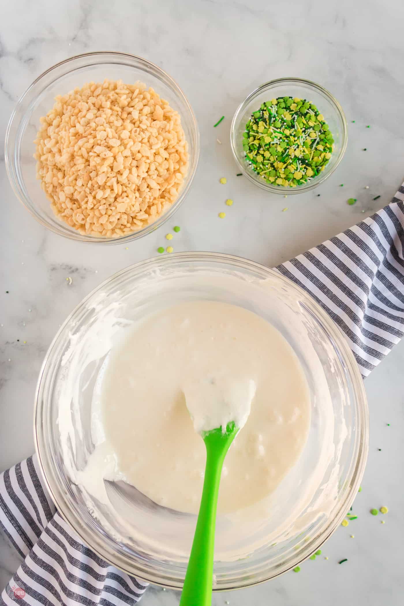 white mix in a bowl