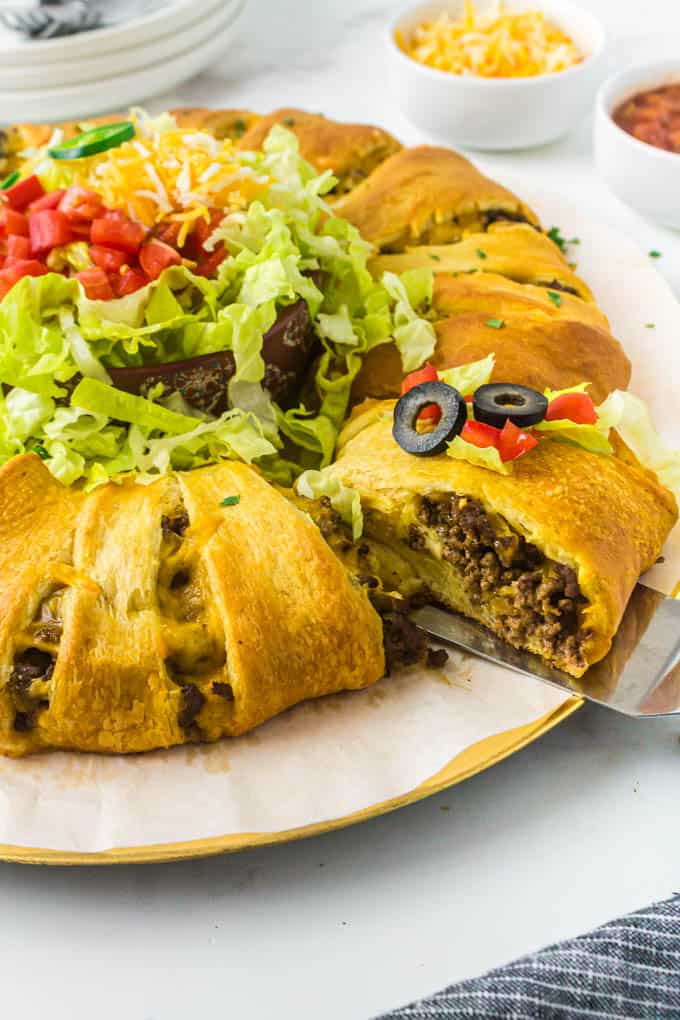 spatula with taco ring