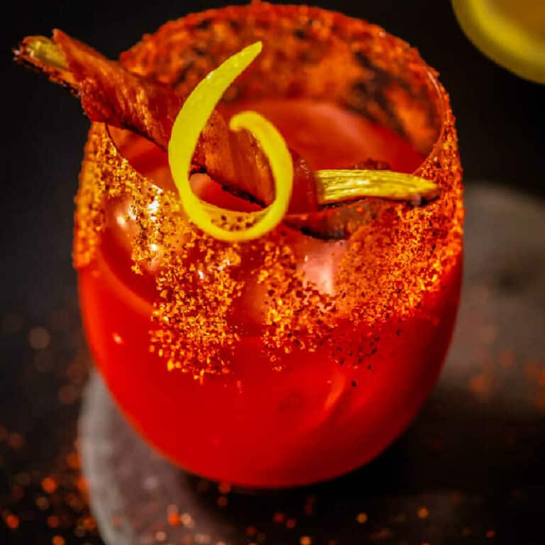 overhead picture of cocktail