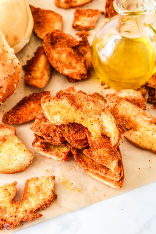 Homemade Bagel Chips (Air Fryer Tips)