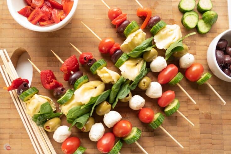 Easy Antipasto Skewers - Take Two Tapas
