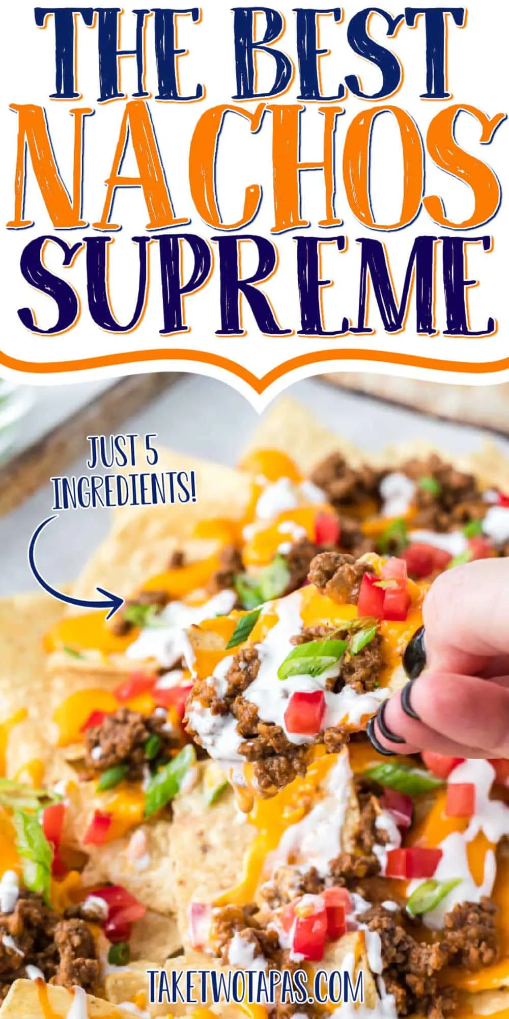 nachos with text 'the best nachos supreme"