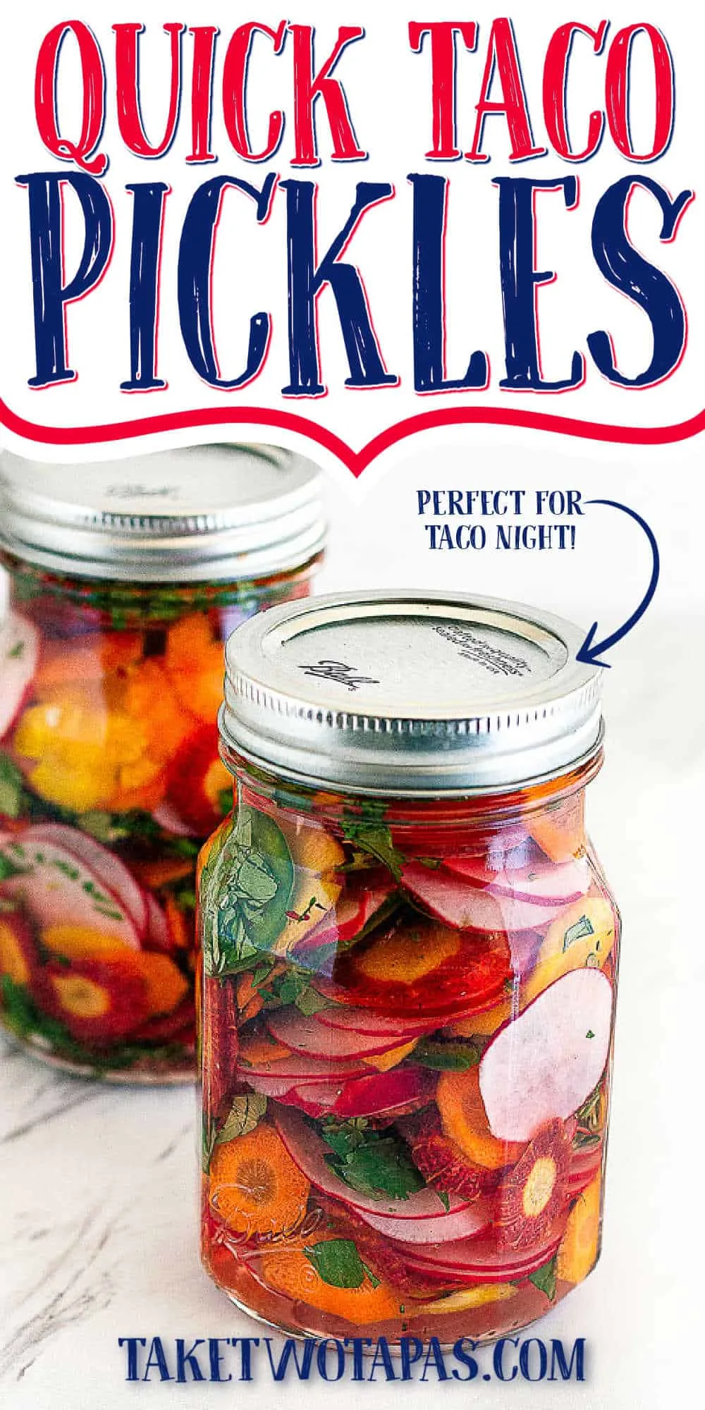 pickled carrots and radishes