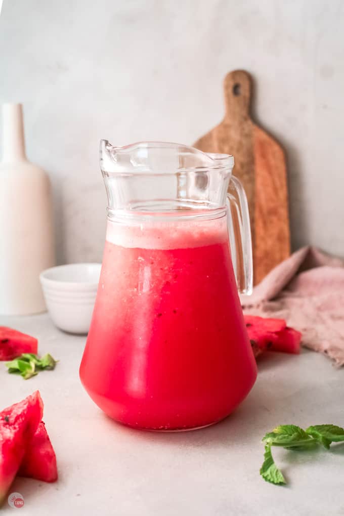 pitcher of frozen wine