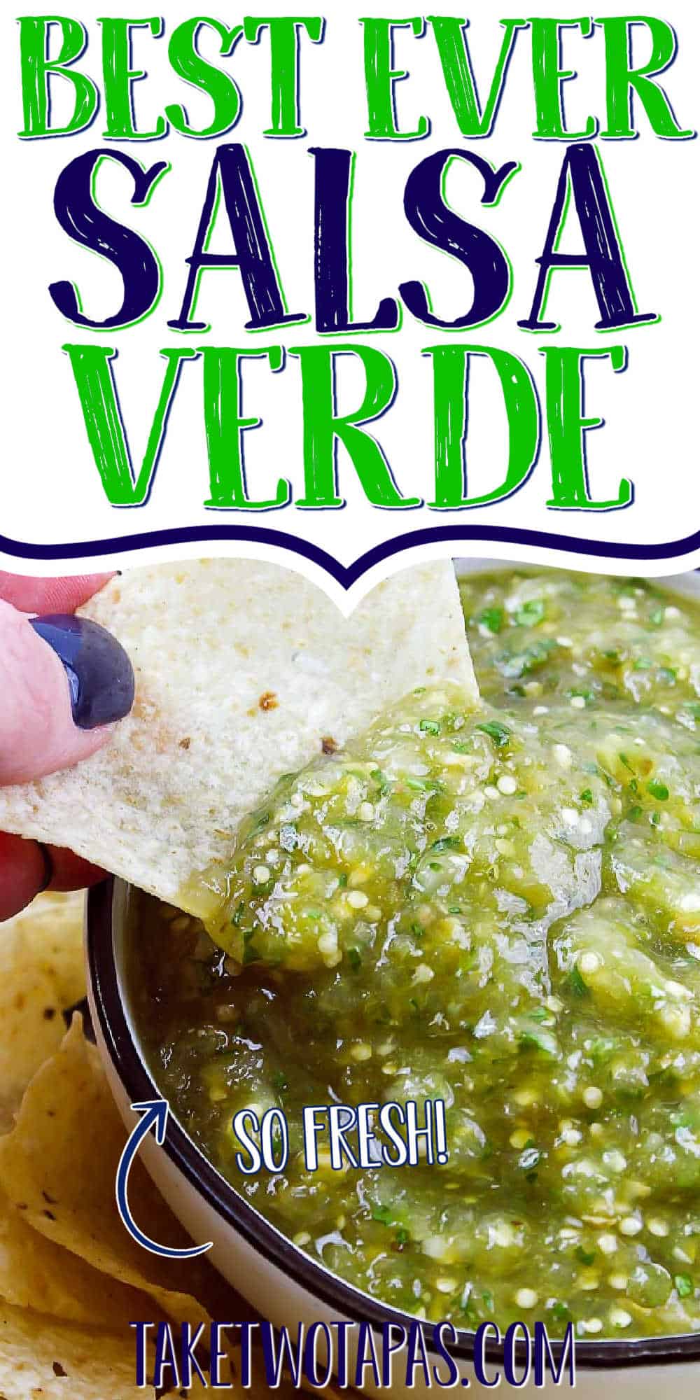 bowl of salsa with chip