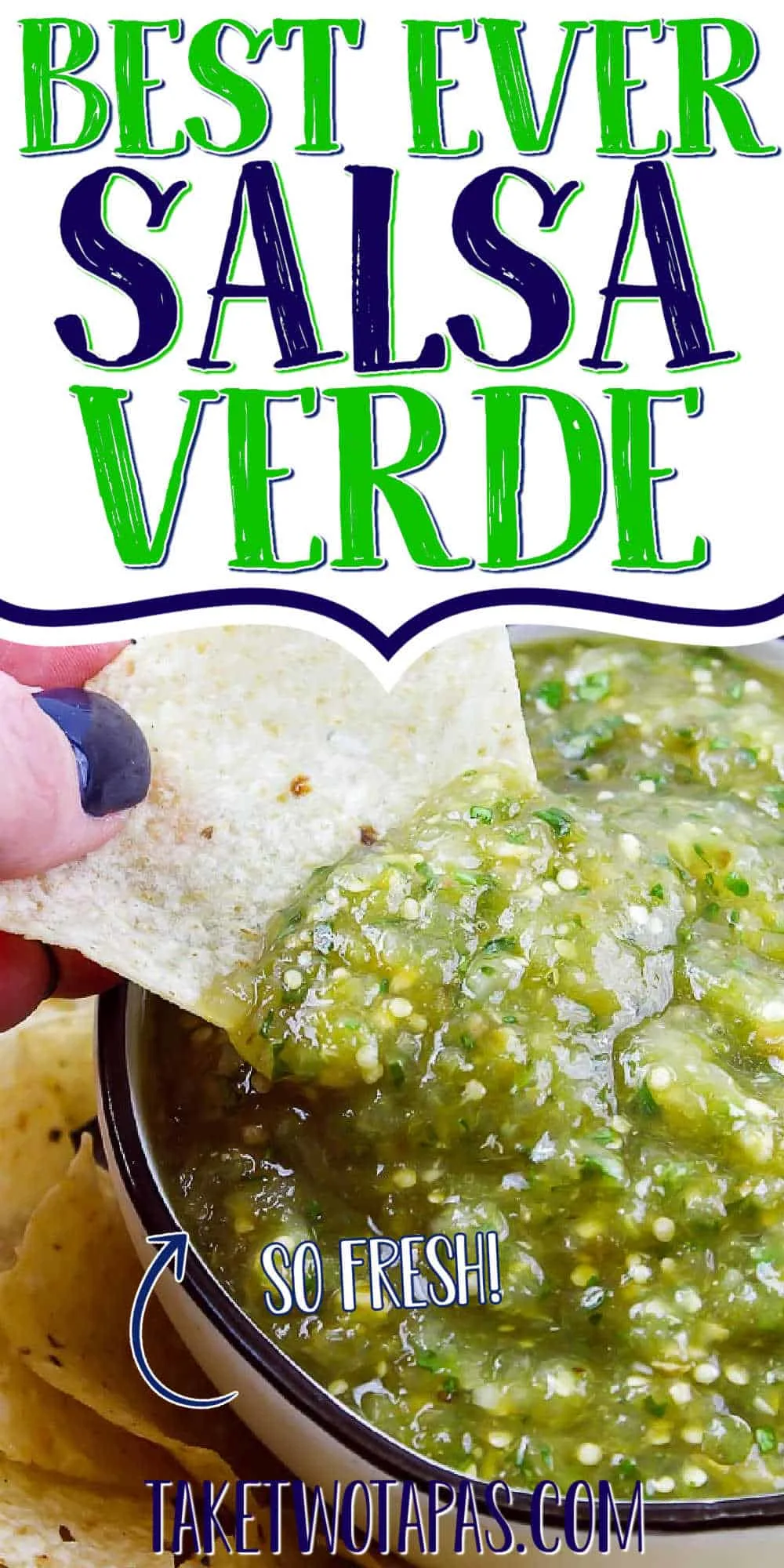 bowl of salsa with chip