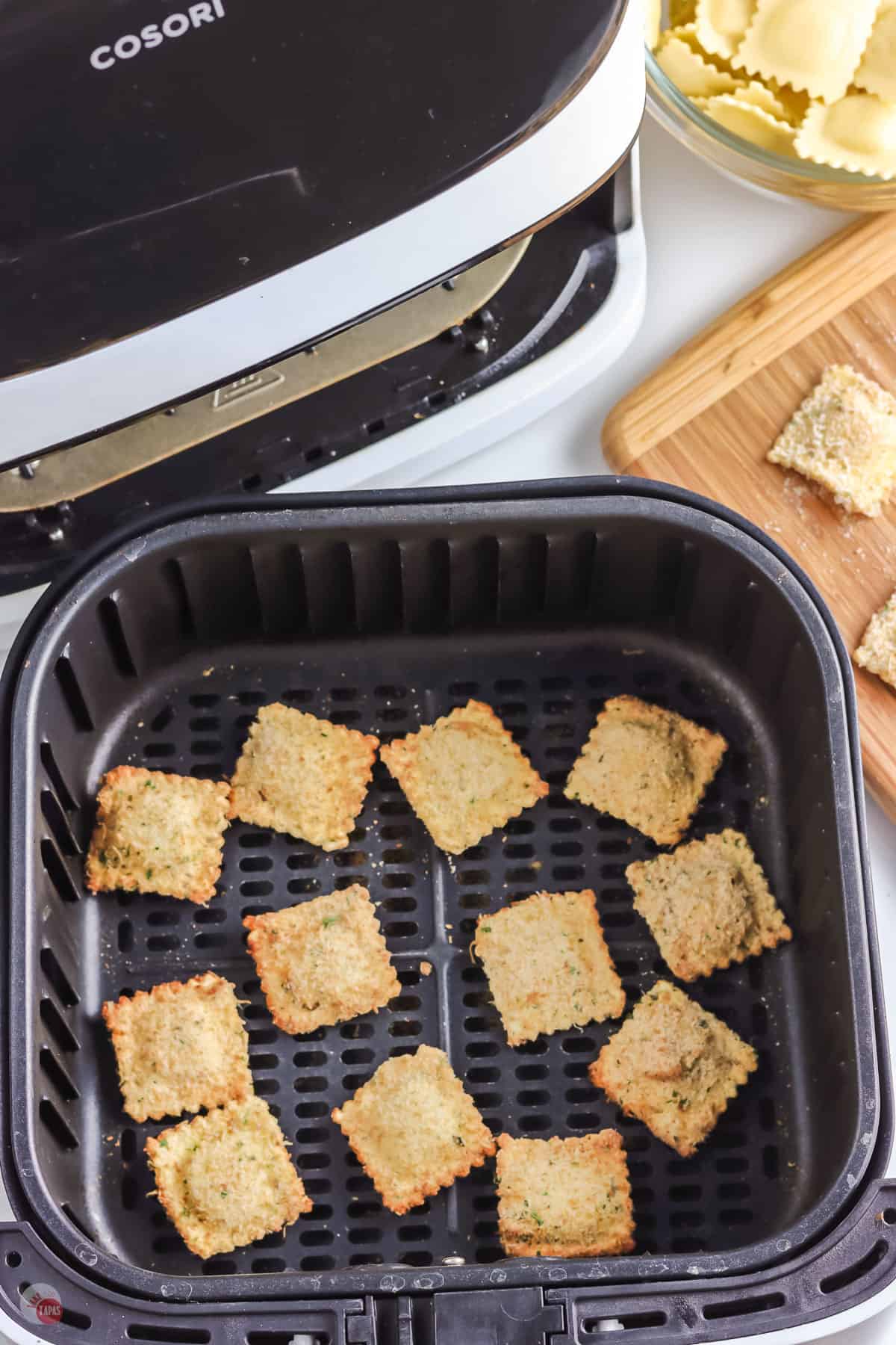 air fried toasted ravioli