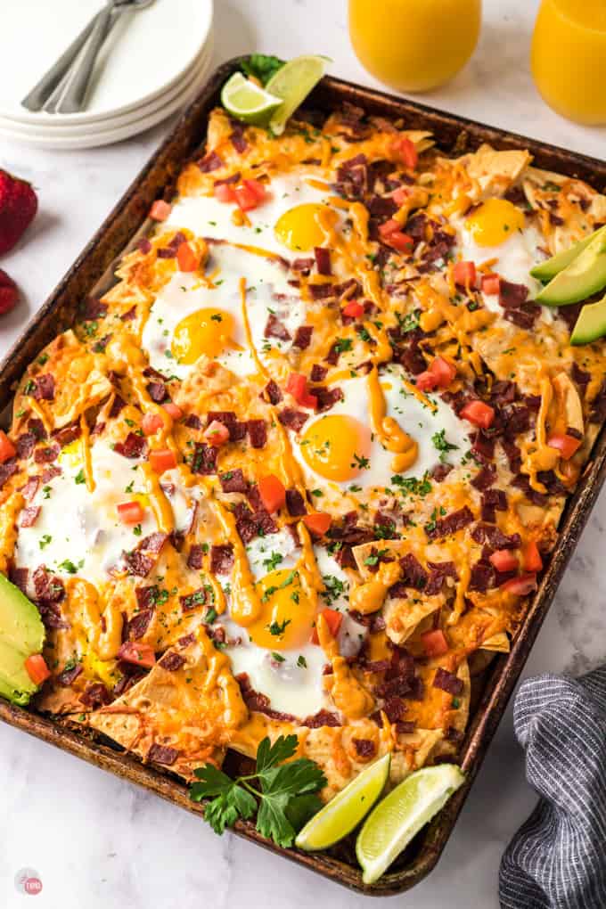 pan of nachos