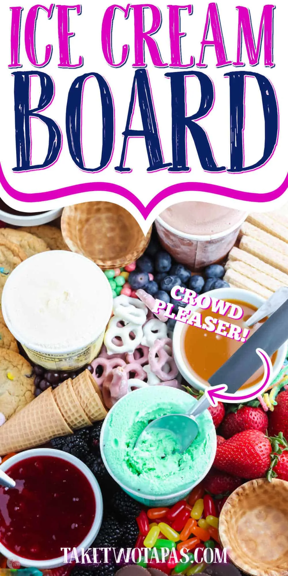 ice cream sundae with text "ice cream board"