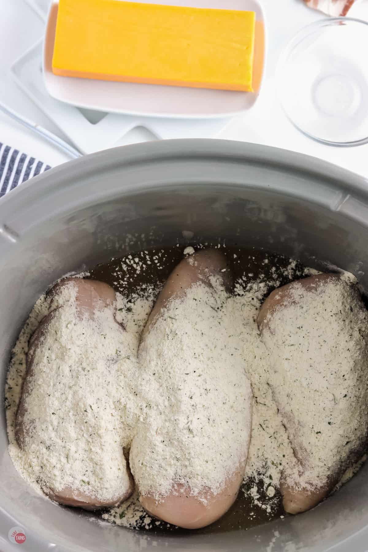 chicken and ranch in a crockpot
