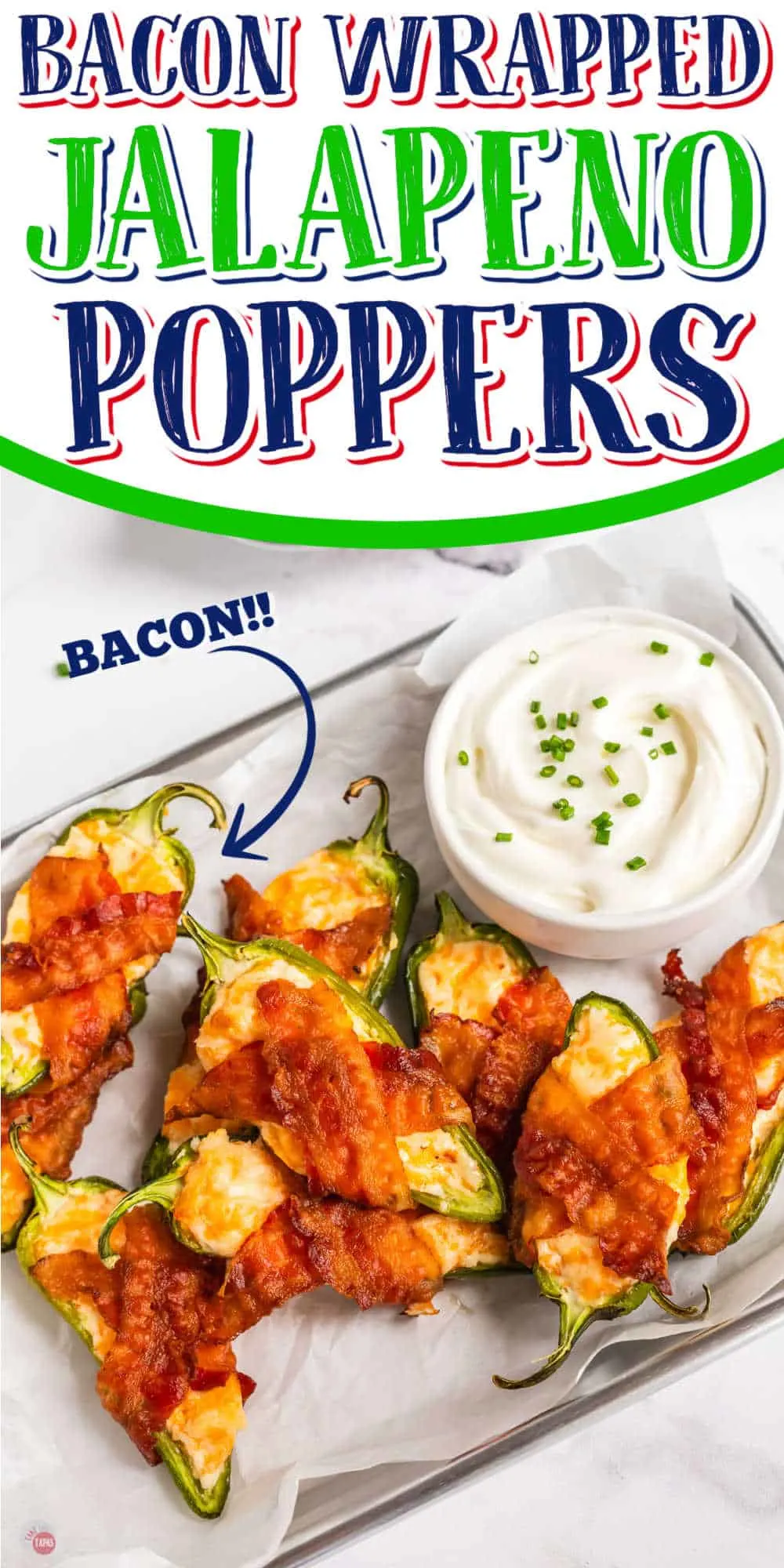 jalapeno poppers and a bowl of sour cream
