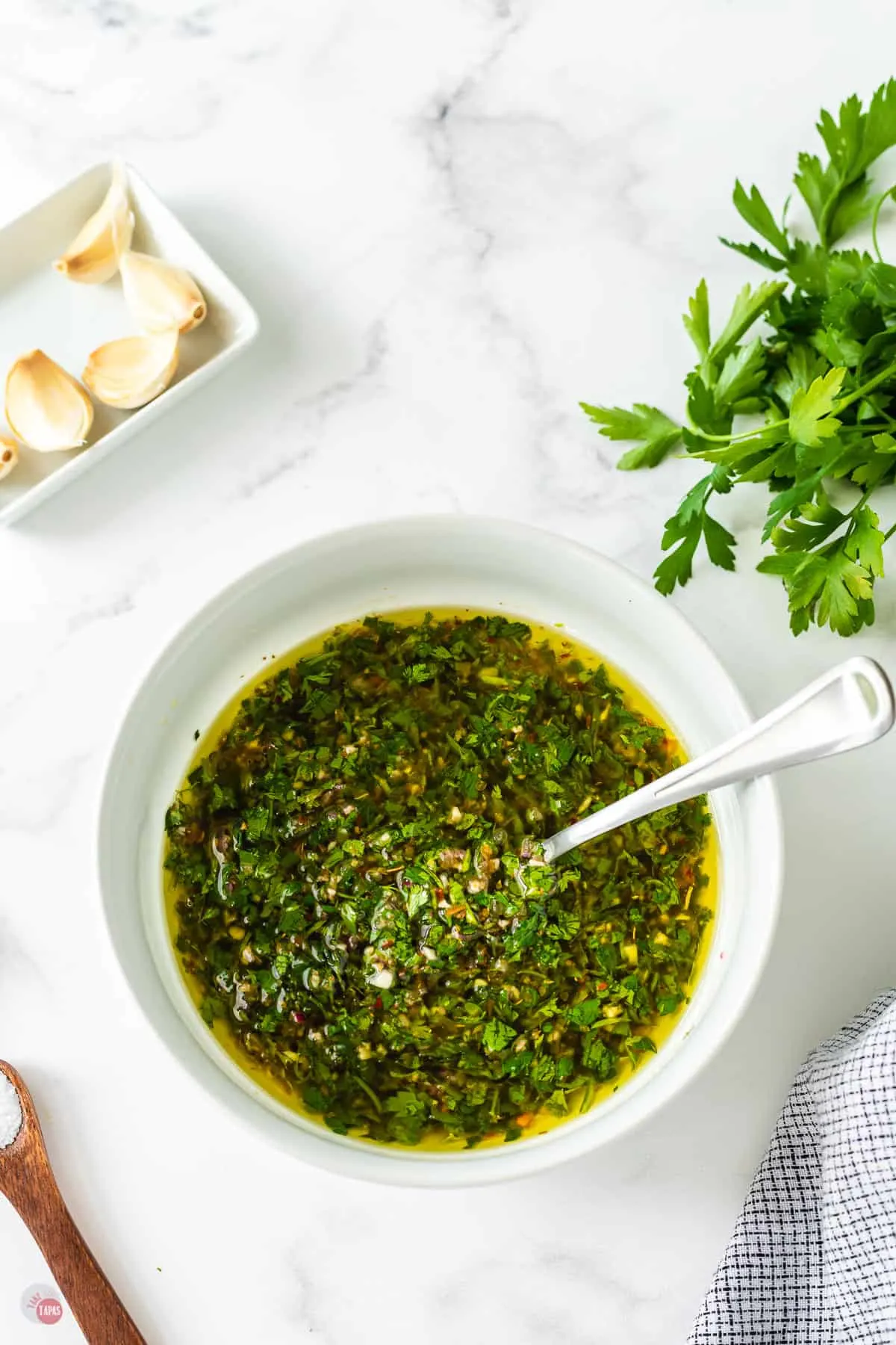 chimichurri in a bowl