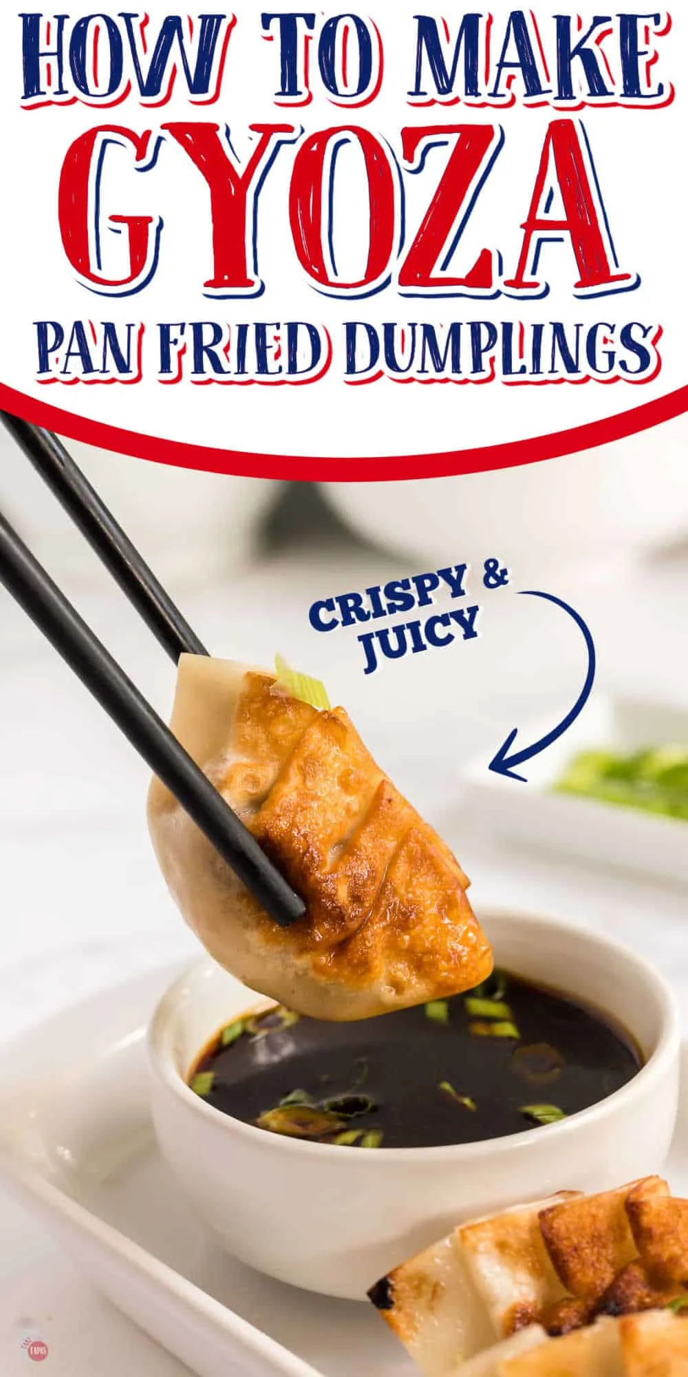 chopsticks holding dumpling