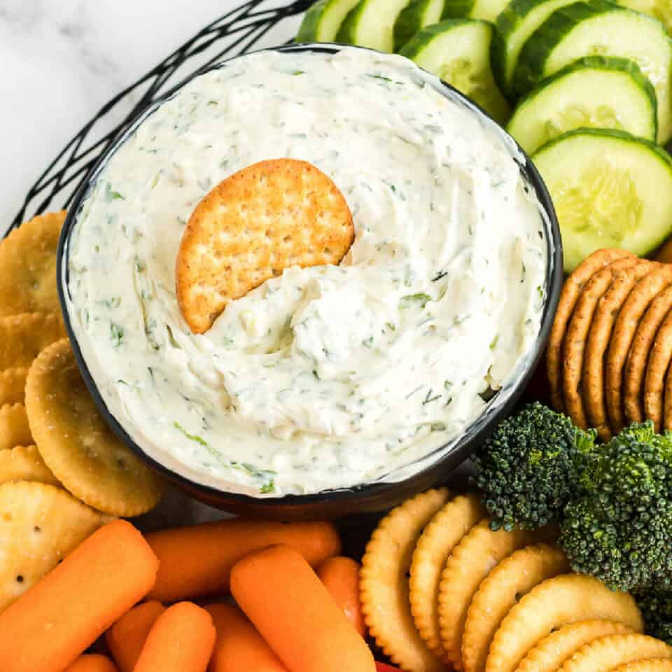 Fresh Herb Cream Cheese Dip {light And Creamy } ~ Take Two Tapas