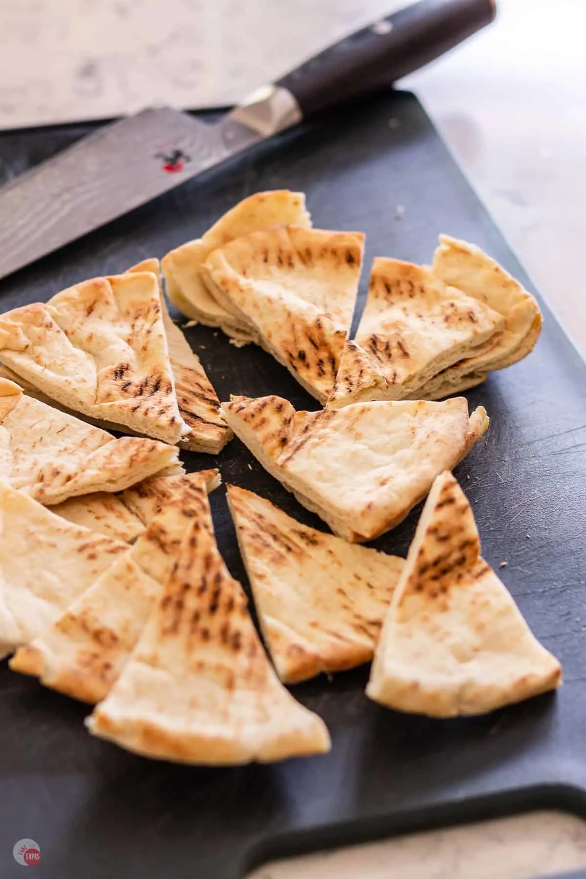 pita bread wedges