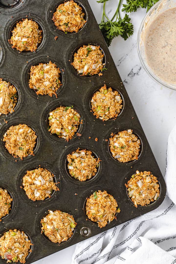 Baked Crab Cakes (Muffin Pan Recipe) Take Two Tapas