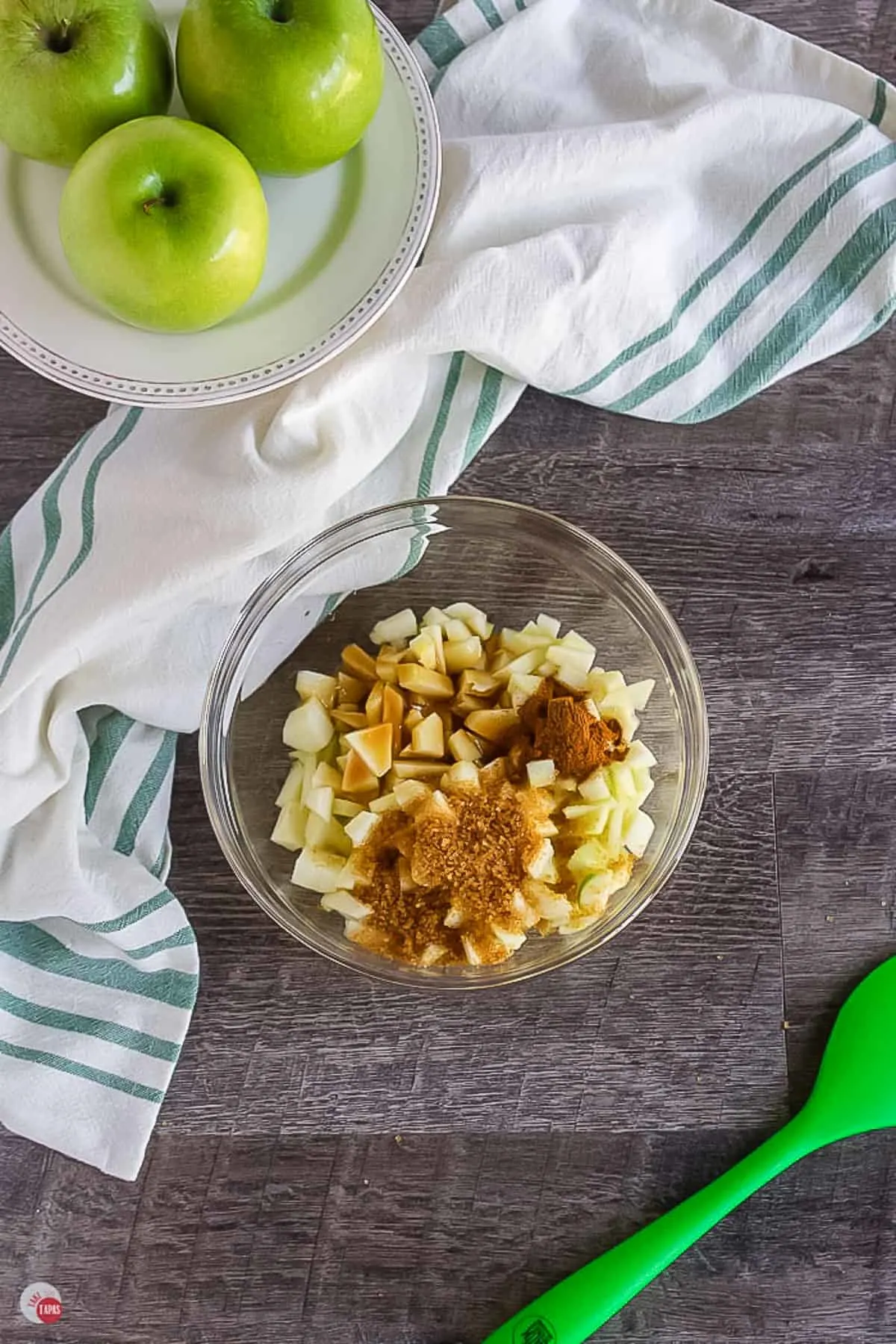 apples in a bowl