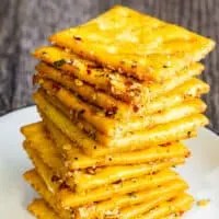 stack of crackers
