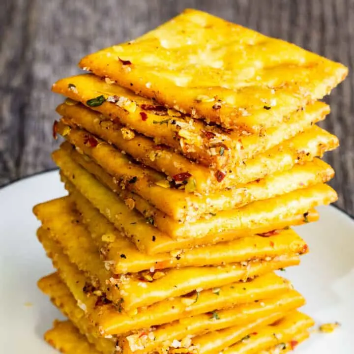 stack of crackers