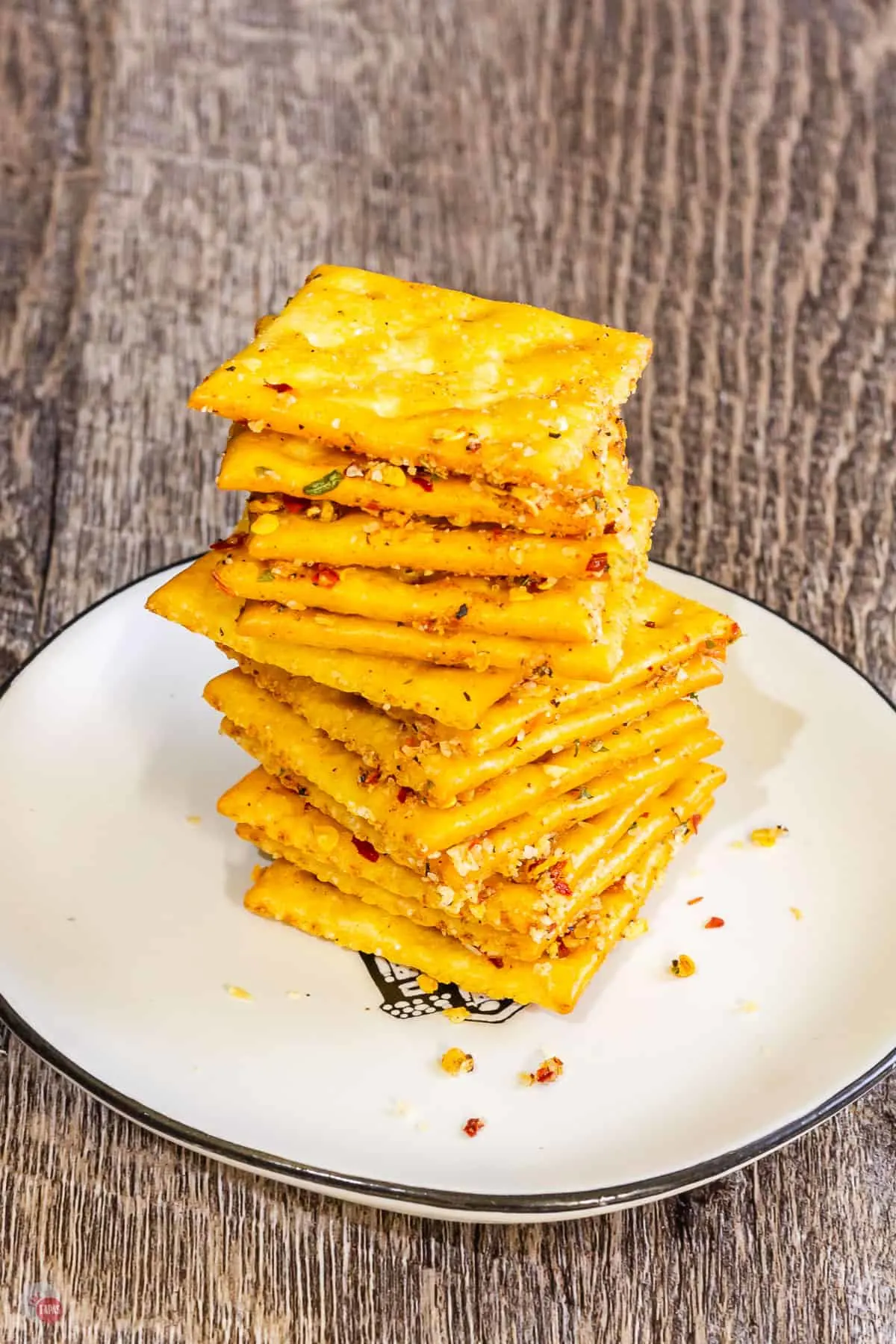 stack of crackers