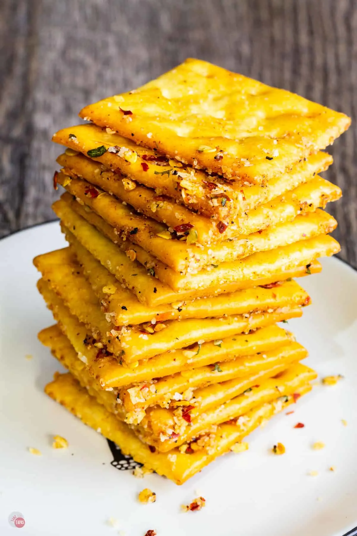 stack of crackers