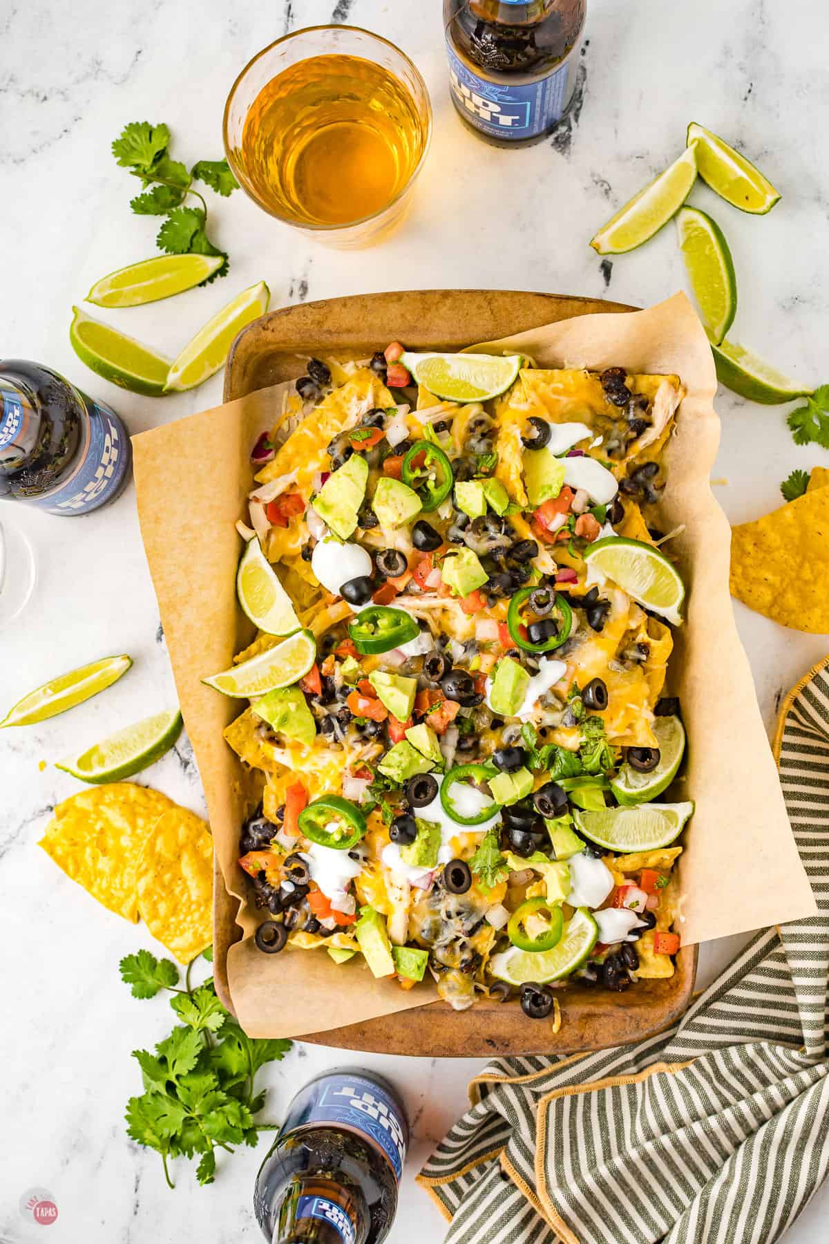 pan of nachos