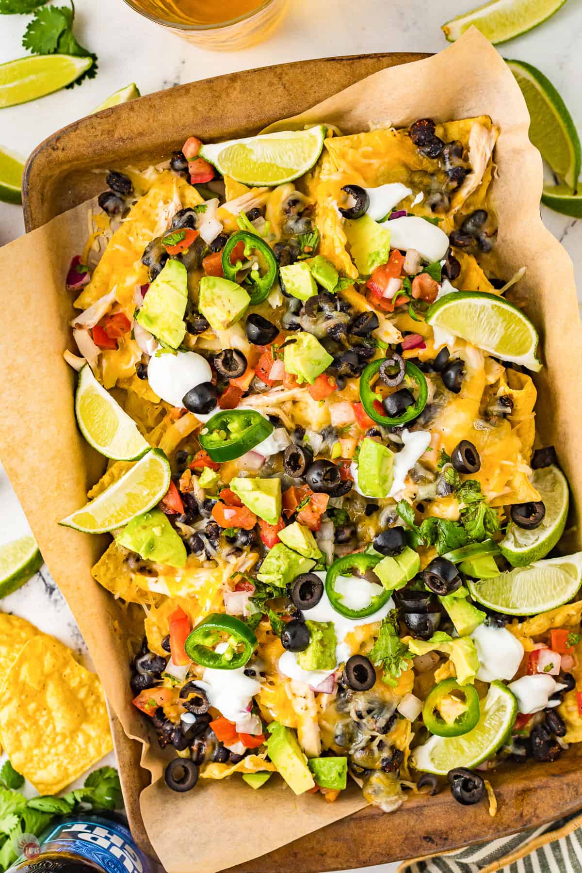 pan of nachos