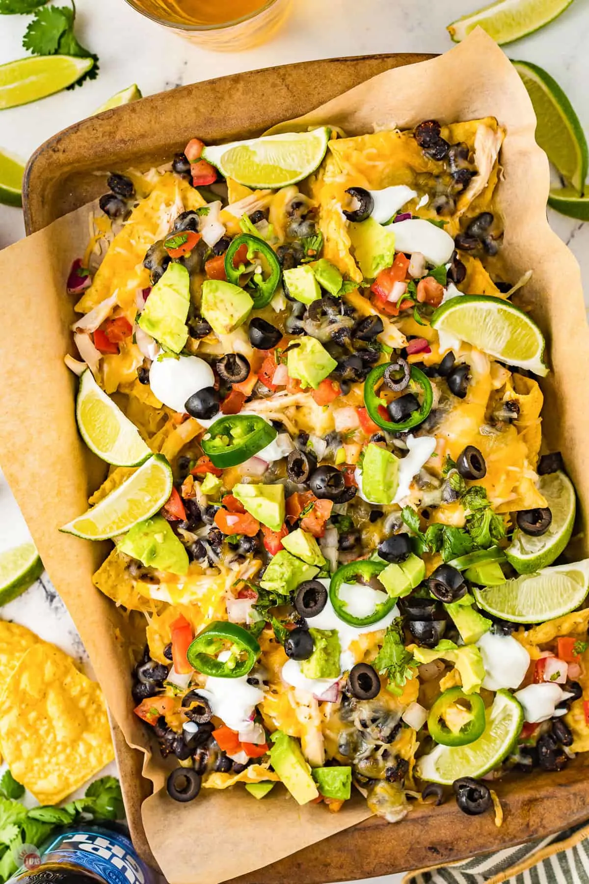 pan of nachos