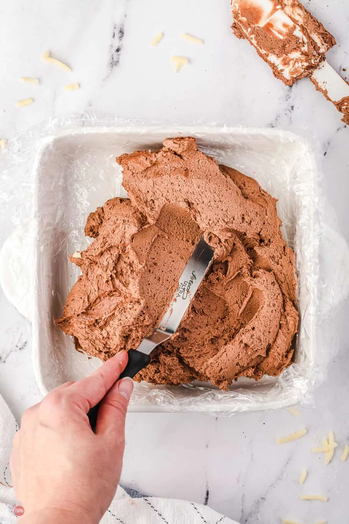 fudge in a pan