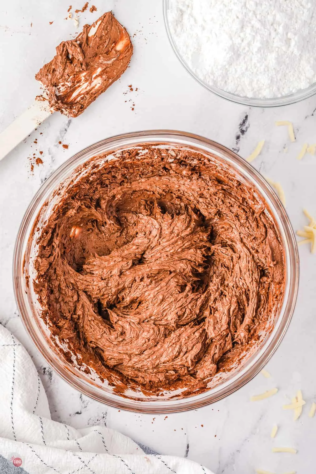 fudge in a bowl