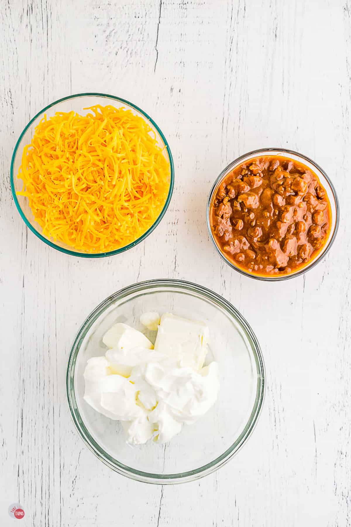 ingredients for frito pie dip