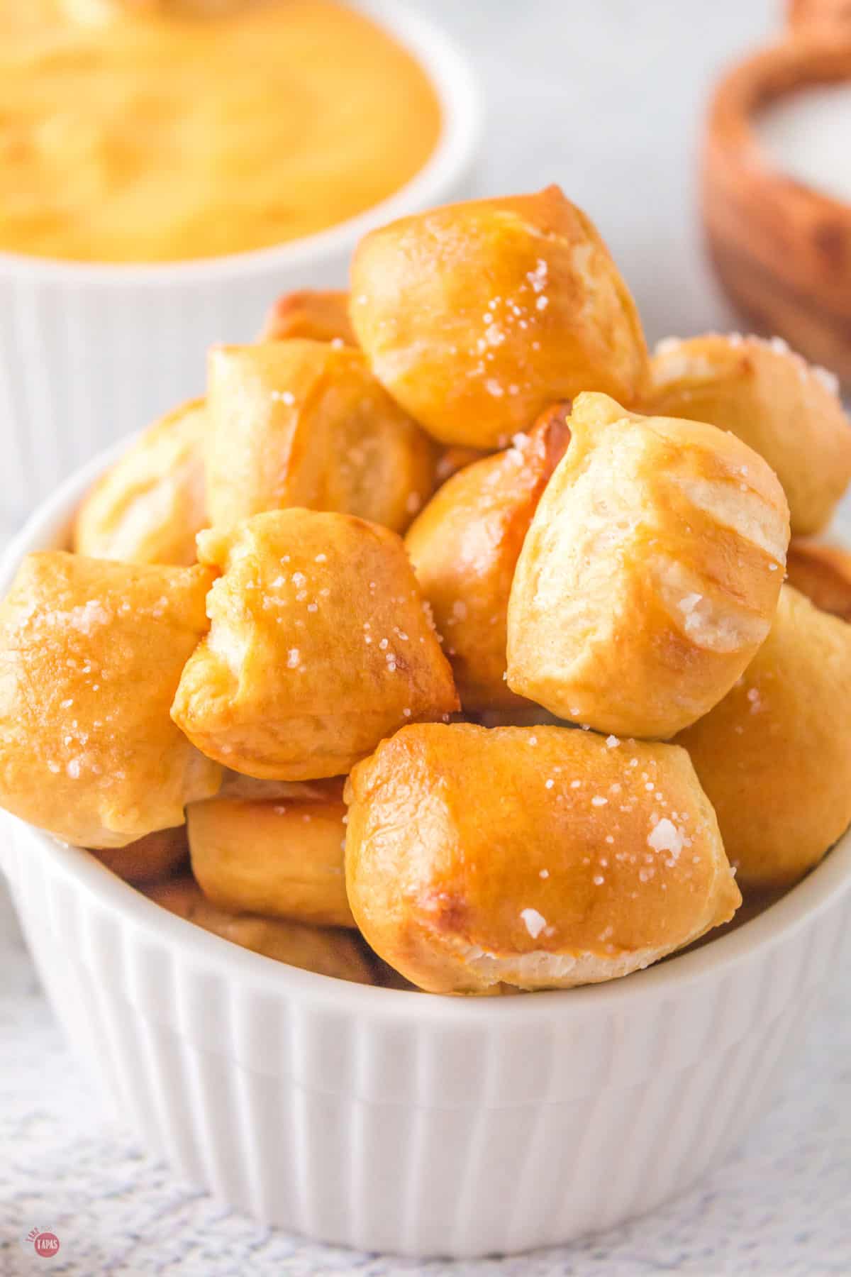 bowl of pretzel bites