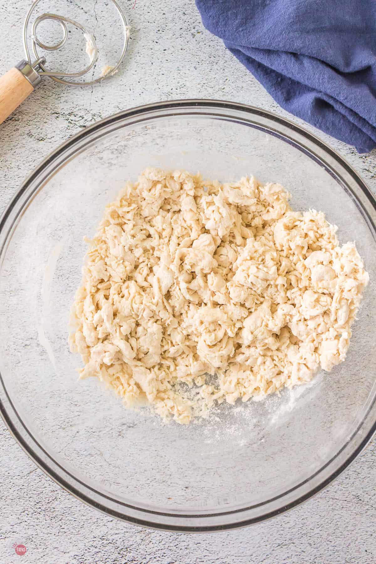 pretzel dough in bowl