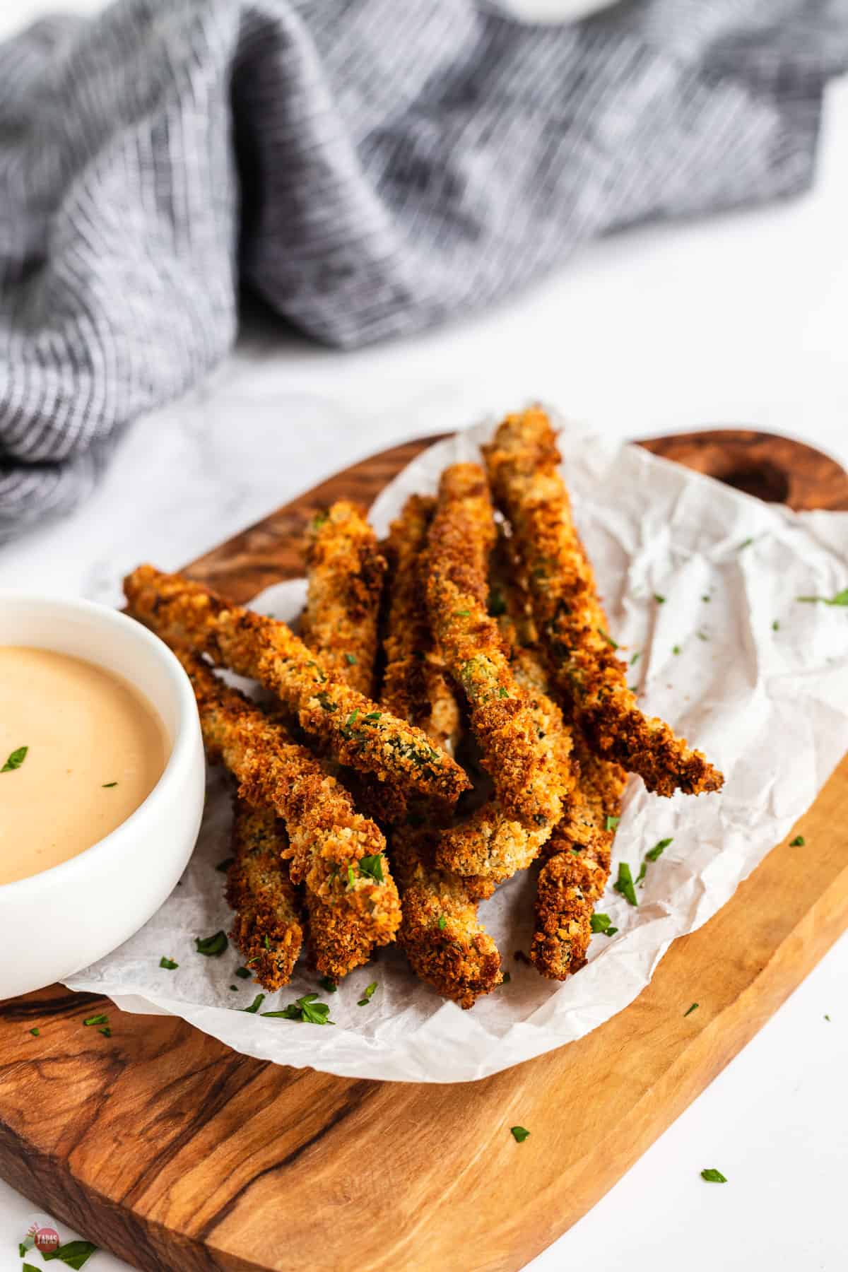 pile of asparagus fries