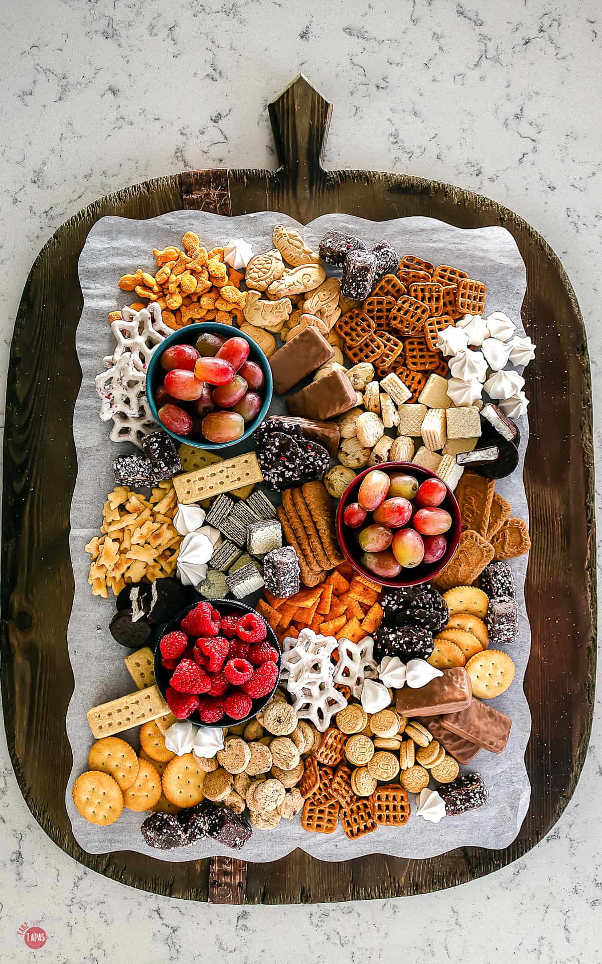 almost complete snack platter