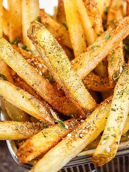 Homemade cheap seasoned fries