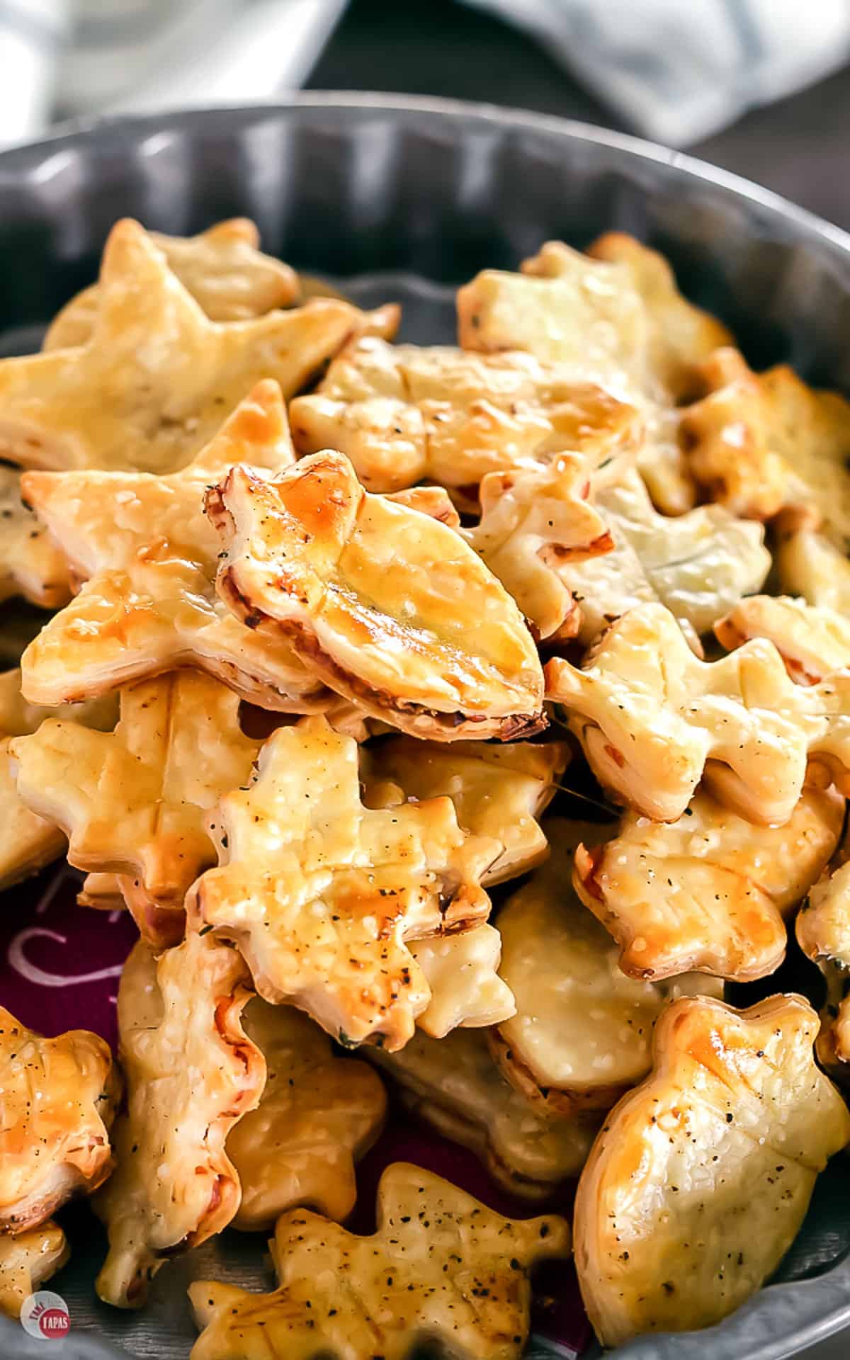 stack of pie crust crackers