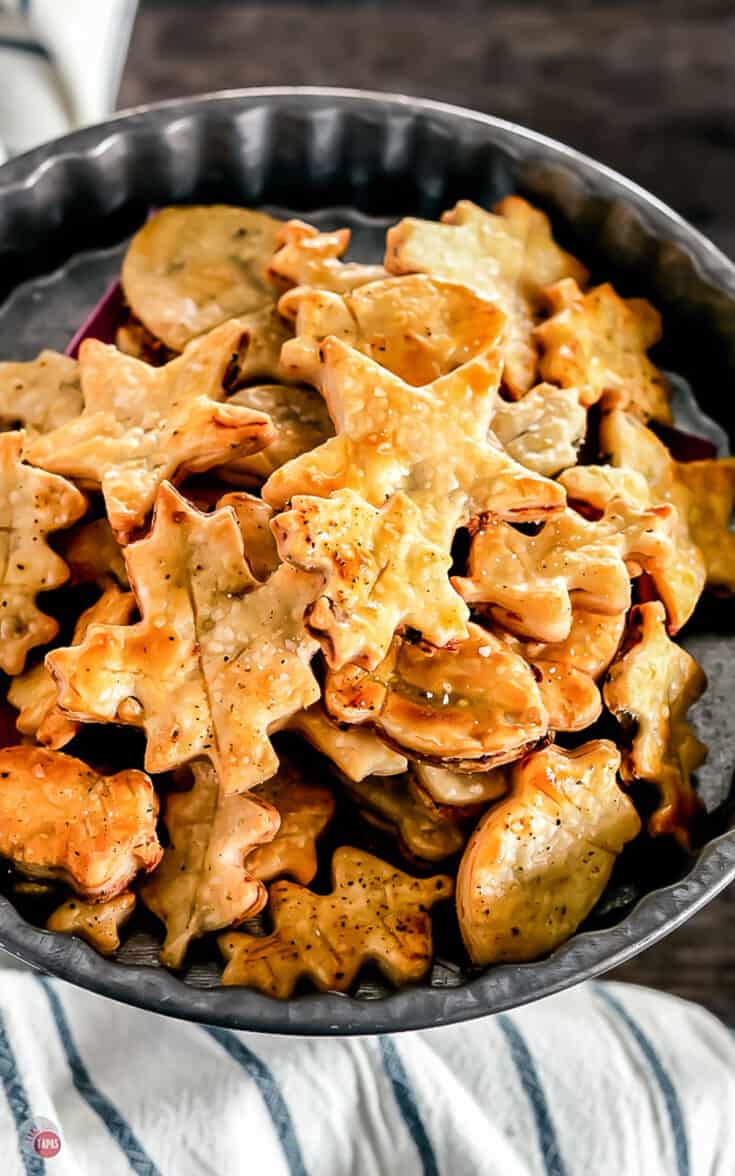 Savory Pie Crust Crackers