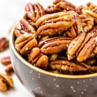 bowl of toasted pecans