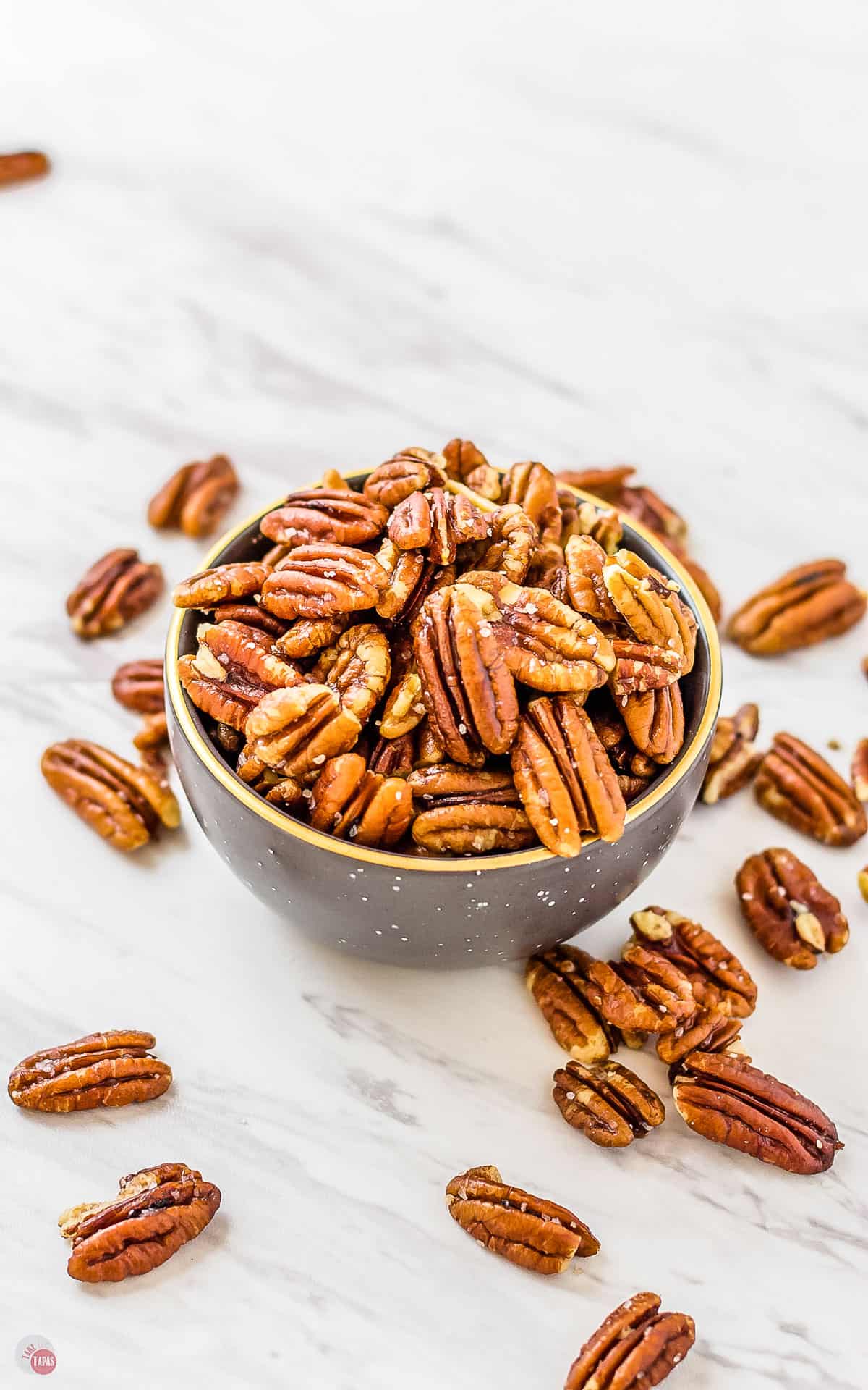 bowl of pecan halves
