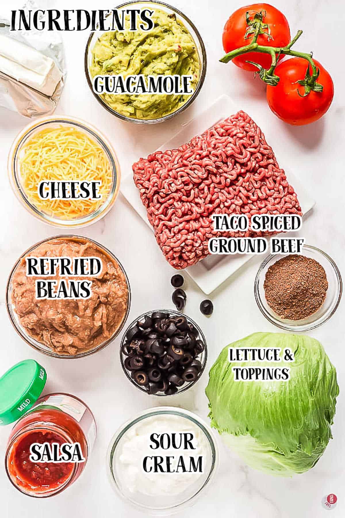 labeled pic of dip ingredients