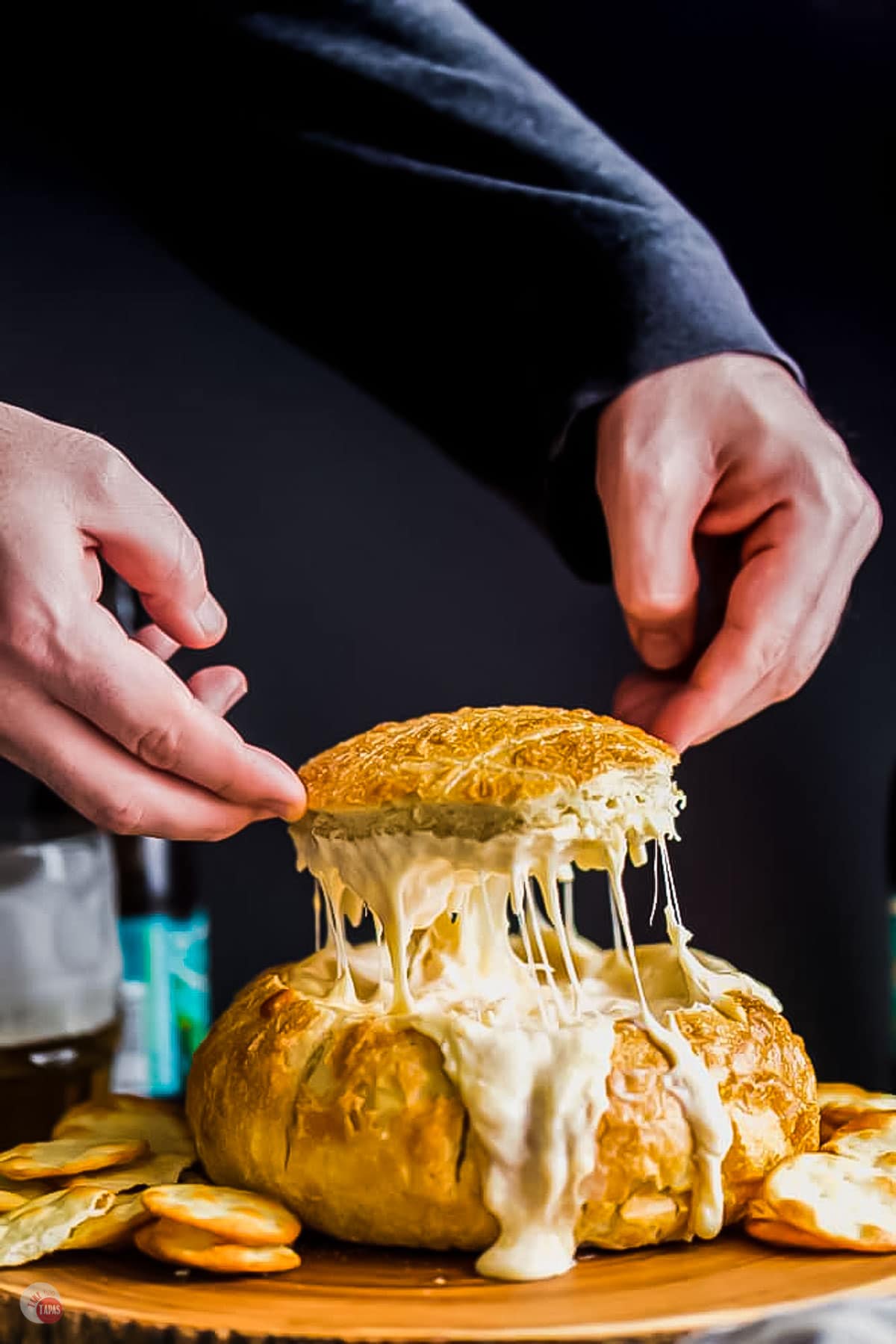 Melty Beer Cheese in a bowl 