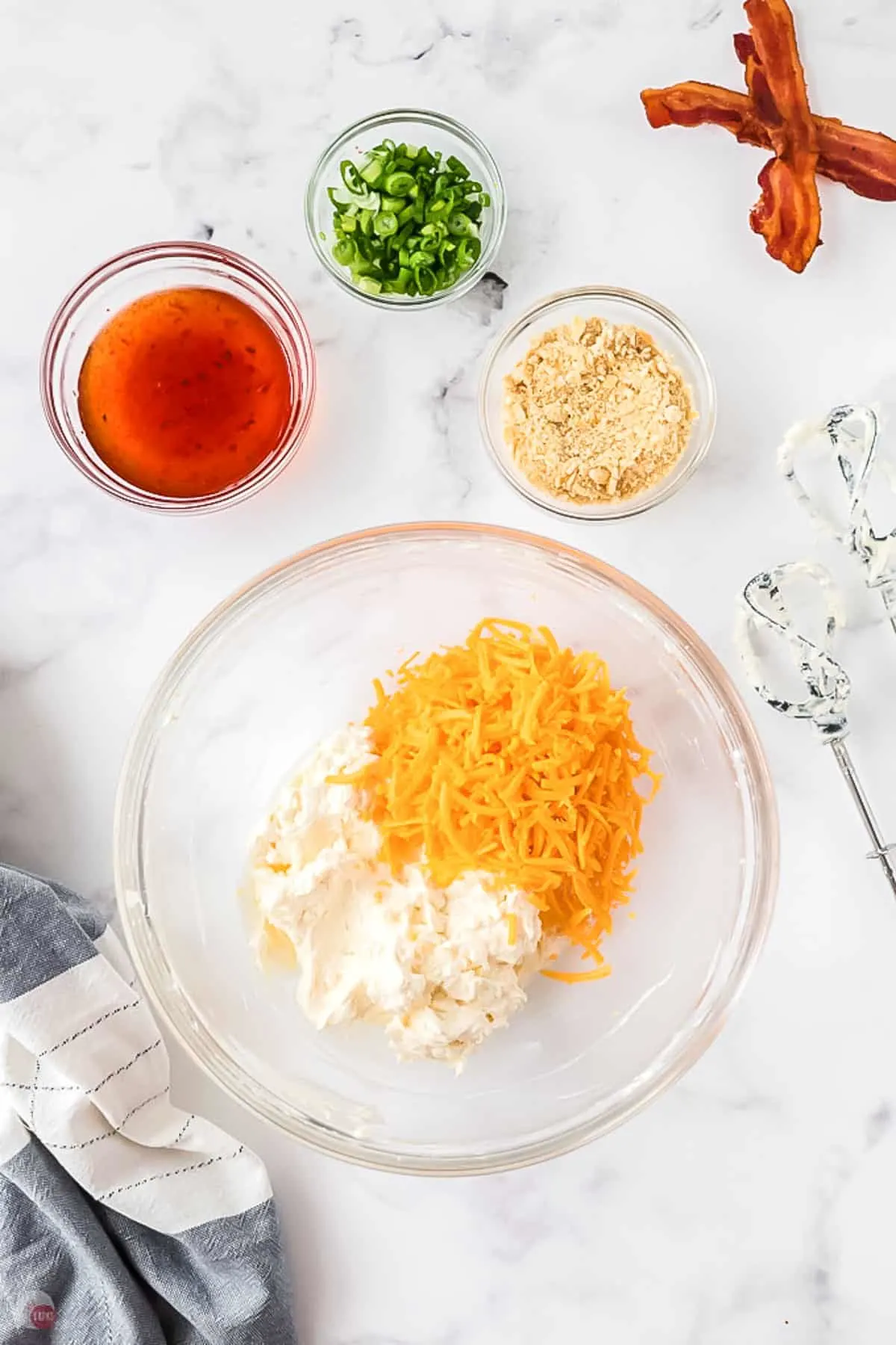 cheeses in a bowl