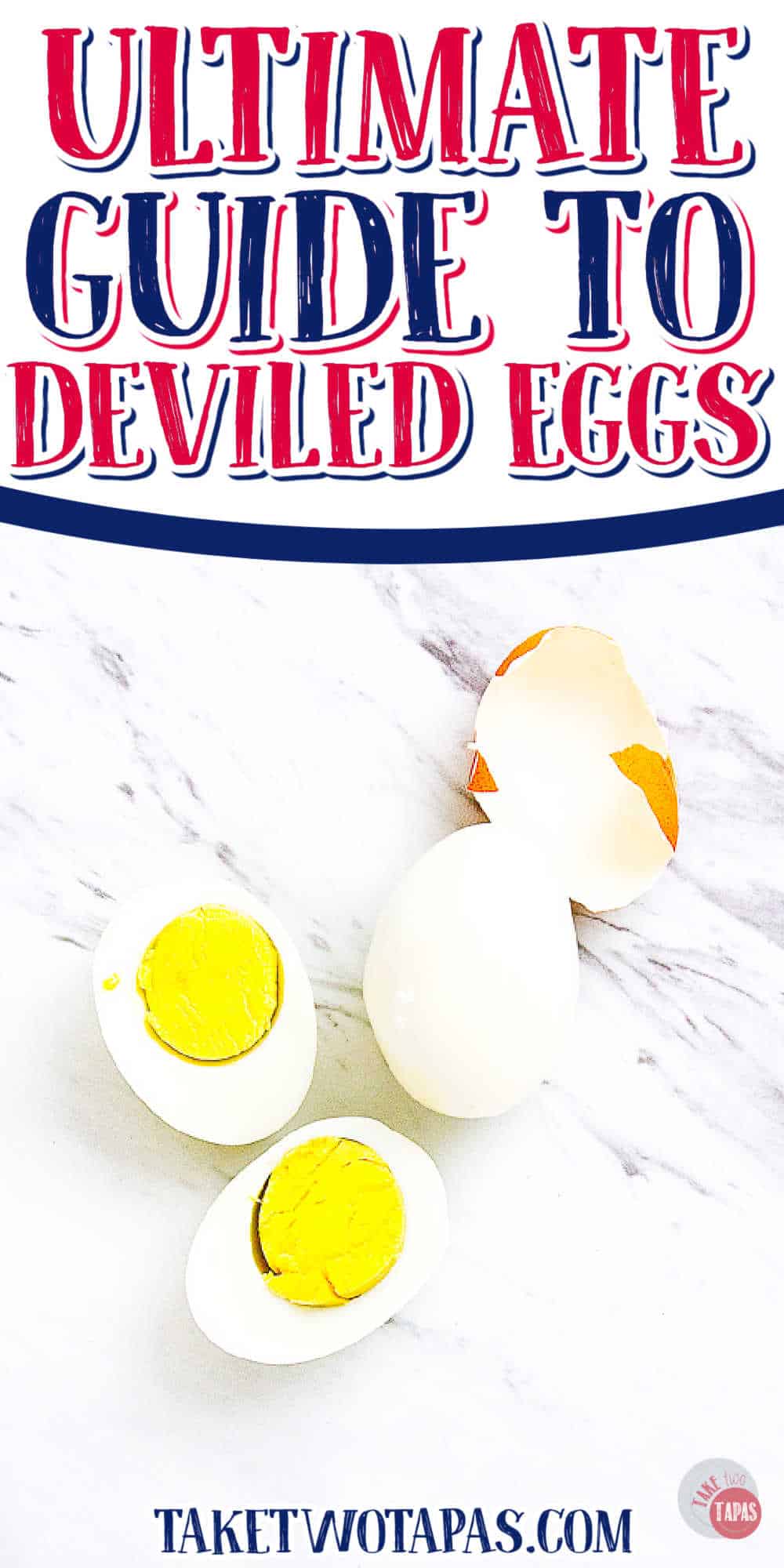 complete guide to deviled eggs pin image