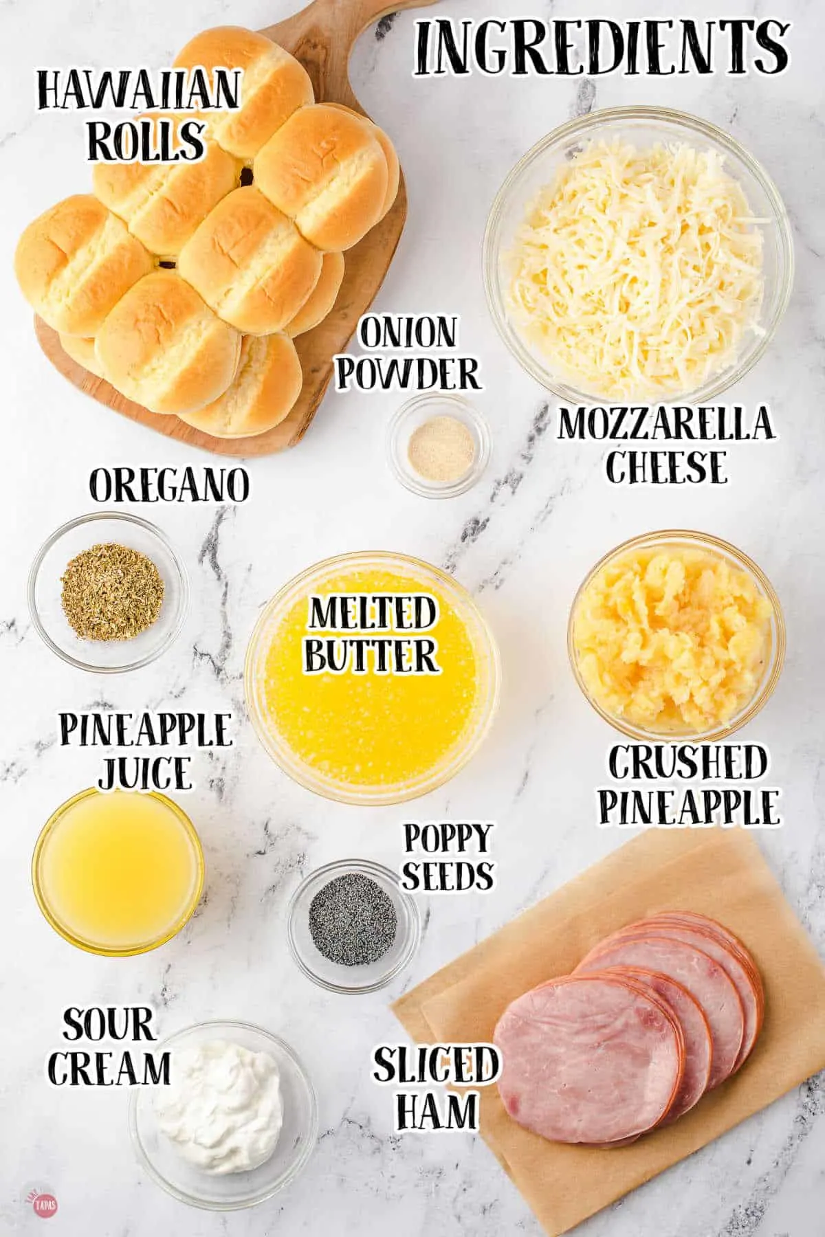 labeled picture of pizza sliders ingredients