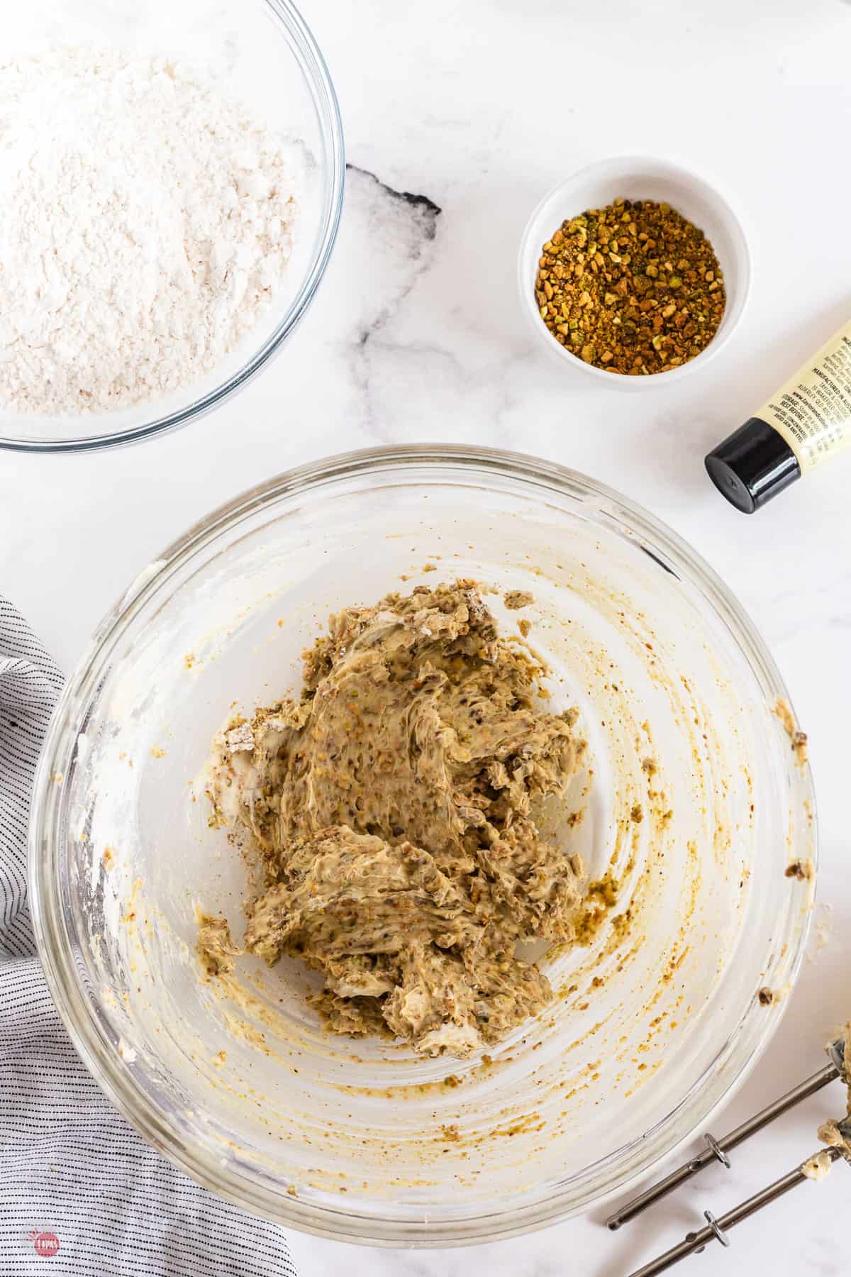 cookie dough in a bowl