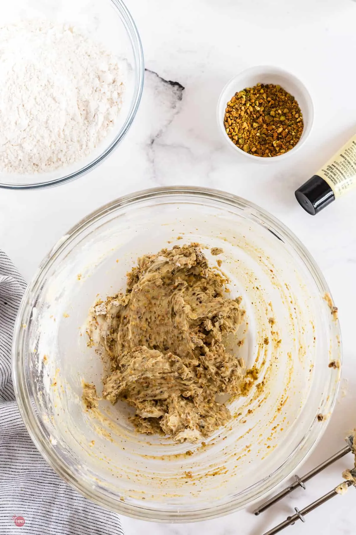 cookie dough in a bowl